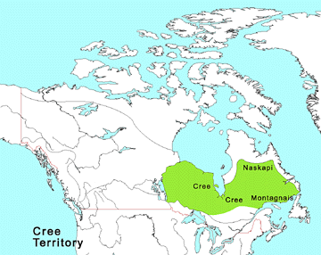 Cree territory