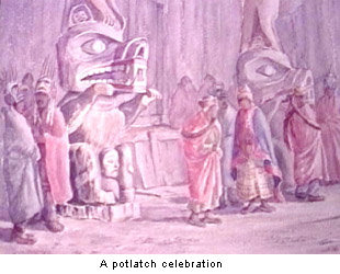 Potlatch ceremony