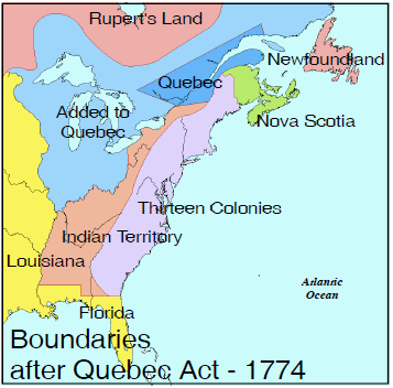 Boundaries after Quebec Act