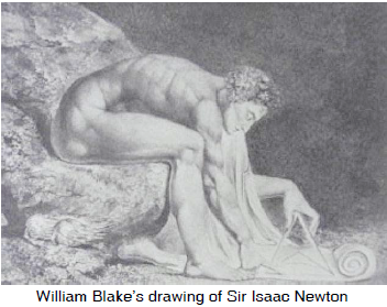 Blake's drawing of Newton