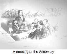 A meeting of the assembly