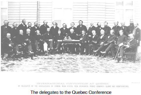The delegates to the Quebec Conference
