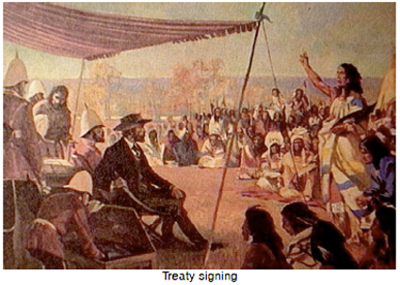 Treaty signing