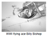 WWI flying ace Billy Bishop