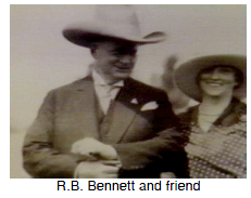 R.B. Bennett and friend