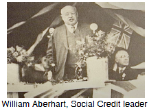 William Aberhart, Social Credit leader