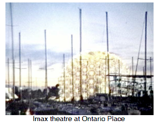 Imax theatre at Ontario Place